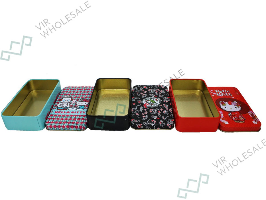 GROLLZ | Hello Kitty Storage Tins - 15 Per Box - 3 Designs - VIR Wholesale