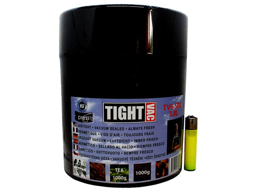 TIGHT VAC Airtight Container 3.8 Litre (Clear Or Black) - VIR Wholesale