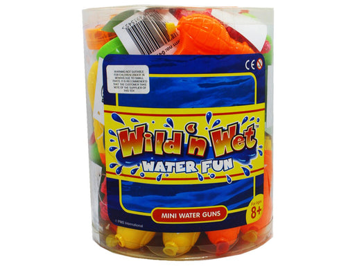 WILD N WET Water Fun Assorted Mini Water Guns - VIR Wholesale