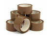 Brown Parcel Tape 50m X 48mm - 6 Pack - VIR Wholesale