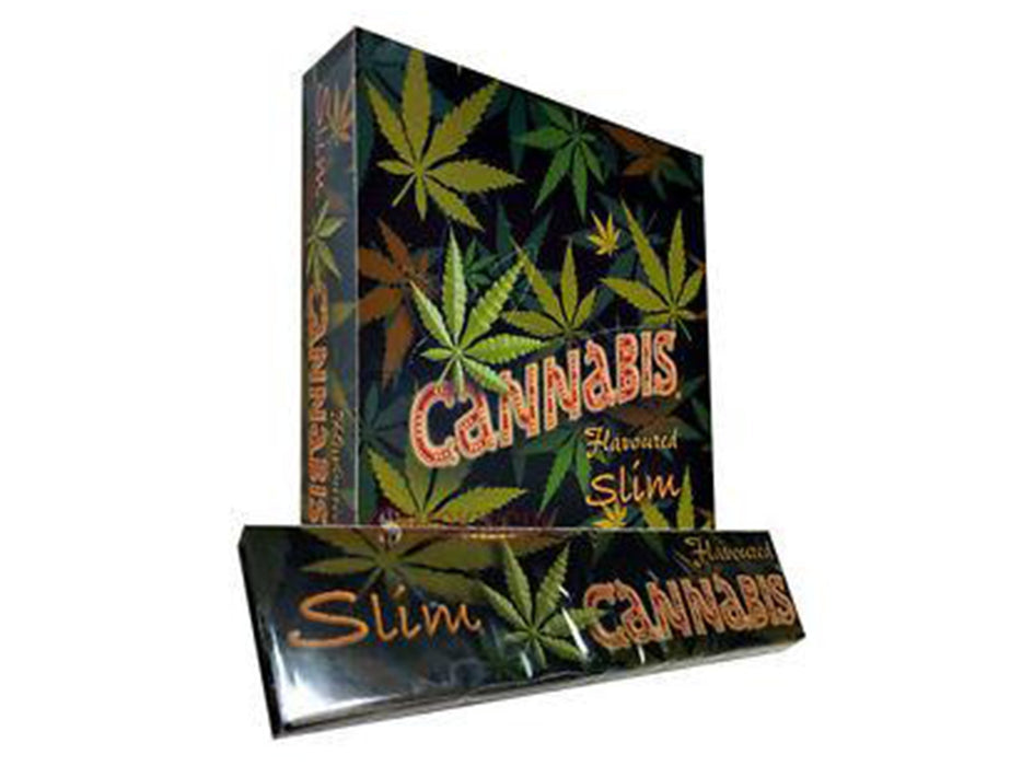 Cannabis Flavoured Slim King Size Rolling Papers(25 Booklets) - VIR Wholesale