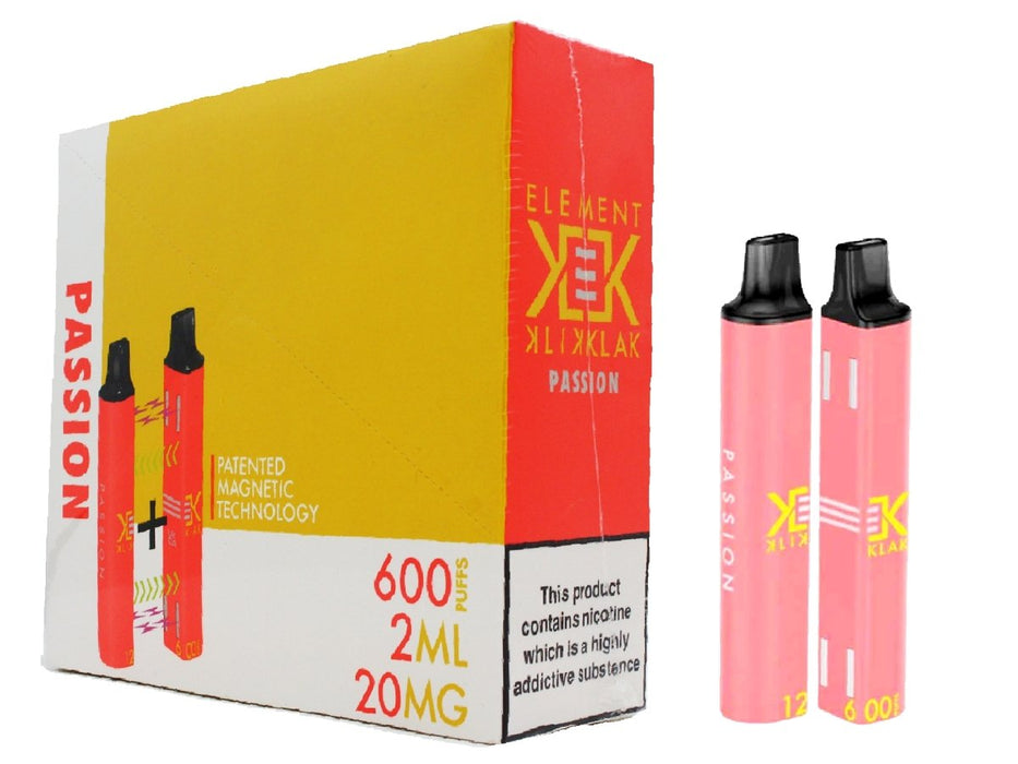 KLIK KLAK Disposable Vape by ELEMENT - VIR Wholesale