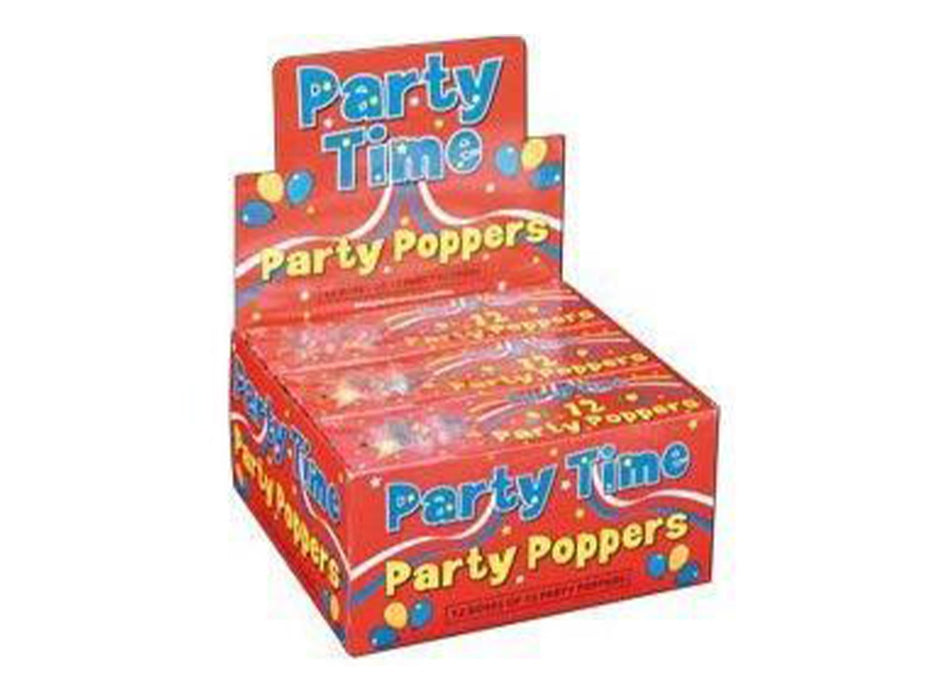 Party Time Party Poppers - VIR Wholesale