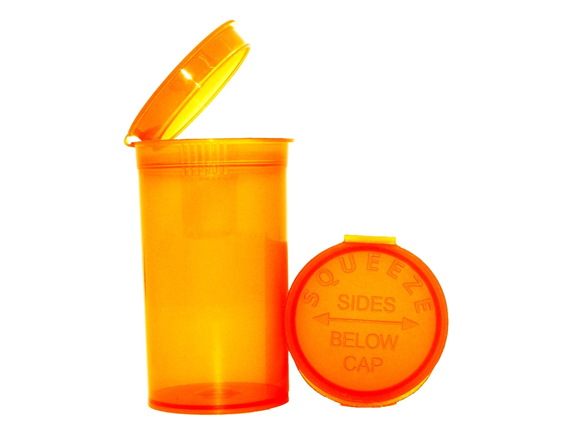 Pop Top Containers 19 Dram Bottles Full Box 225 VIR Wholesale