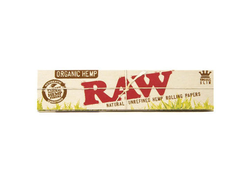 RAW Organic King Size Slim Rolling Papers - VIR Wholesale