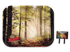 RAW Rolling Smokey Forest Trees Tray - Metal Papers Tray Large 11' x 13.5 With Certificate - VIR Wholesale