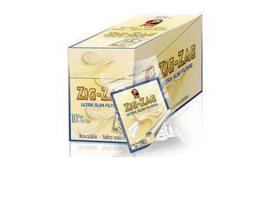 ZIG-ZAG Ultra Slim Filters 10 Bags Of 150 Tips - VIR Wholesale