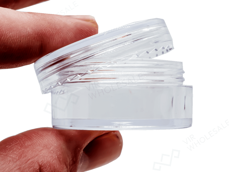 1g Empty Clear Hash Pots – Non - Stick Storage Containers (2cm x 3.5cm) - VIR Wholesale
