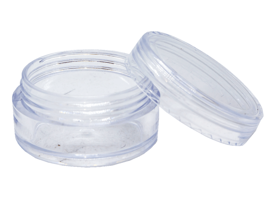 1g Empty Clear Hash Pots – Non - Stick Storage Containers (2cm x 3.5cm) - VIR Wholesale