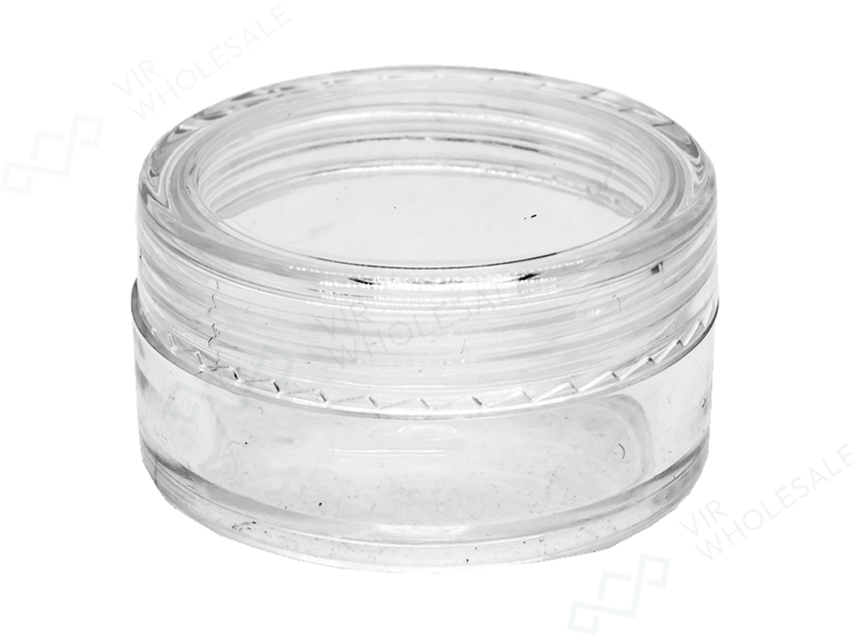 1g Empty Clear Hash Pots – Non - Stick Storage Containers (2cm x 3.5cm) - VIR Wholesale
