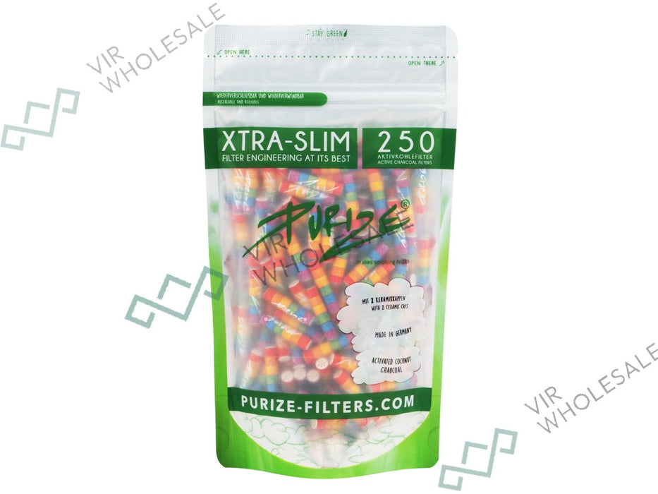 250 PURIZE® XTRA Slim Size | Assorted Colours - VIR Wholesale