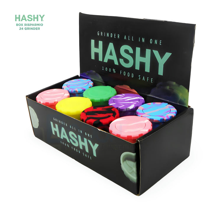 Hashy Grinder Silicone Grinder – Singles / 24 Pack