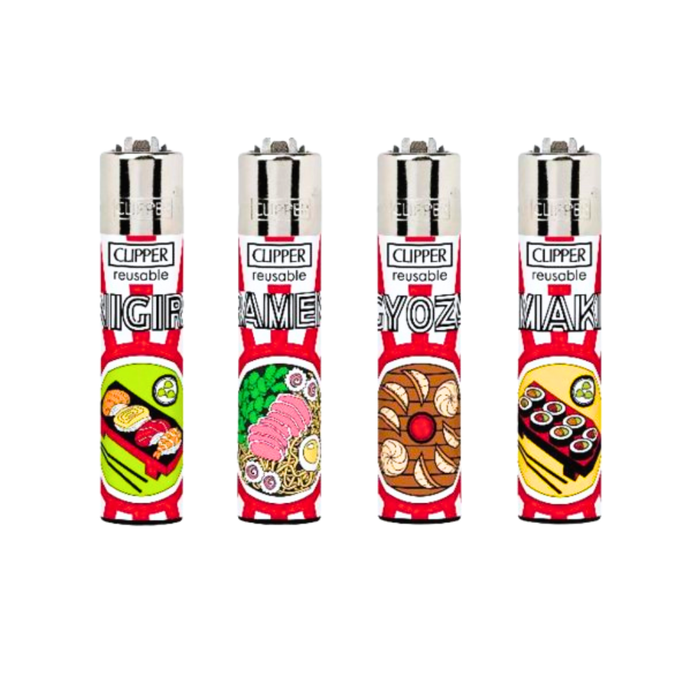 CLIPPER Lighters Printed 48’s Various Designs – Exotic Food 4/4