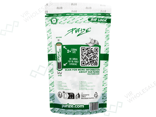 50 PURIZE® Slim Size Air – Without Activated Carbon - 0.7mm - 50 Per Bag - VIR Wholesale