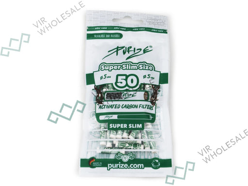 50 PURIZE® Super Slim Size - Individually Packets - VIR Wholesale