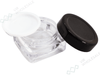 50pcs 1g Empty Clear Hash Pots – Non-Stick Storage Containers with Coloured Lids (50 Pack) - VIR Wholesale
