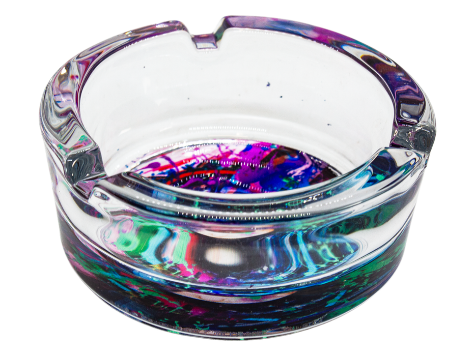 6 x Eye Design Glass Ashtrays – Full Box - VIR Wholesale