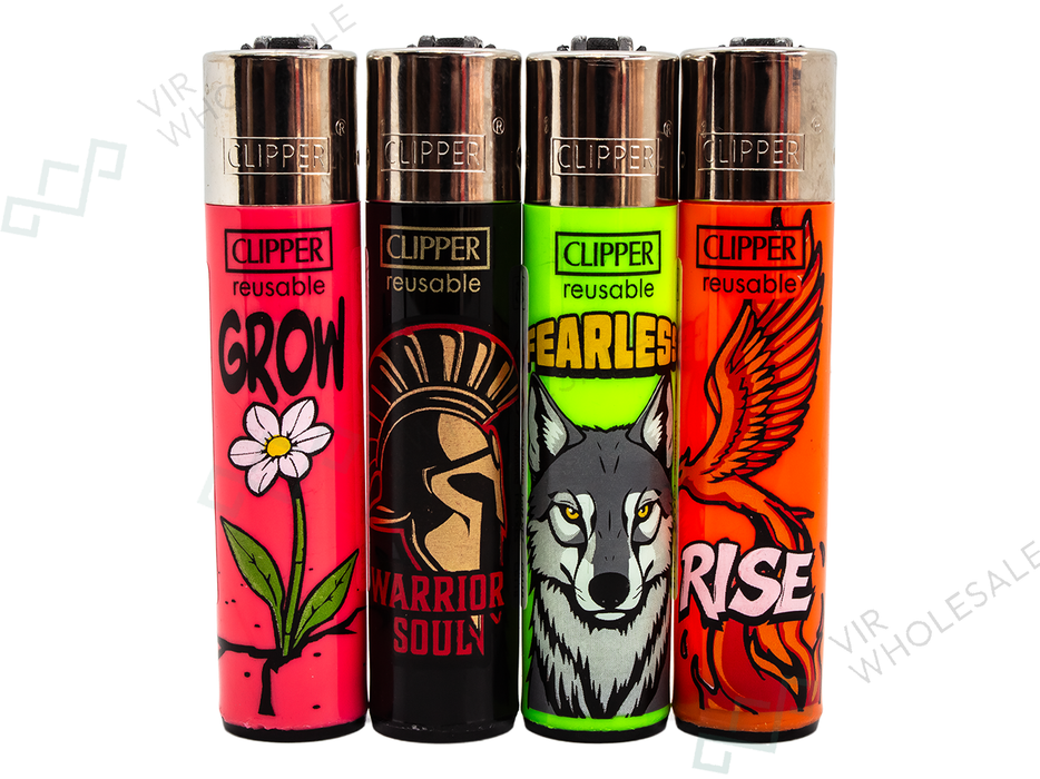 Clipper Classic Lighters SKIN ART (4) 1 X 48 lighters