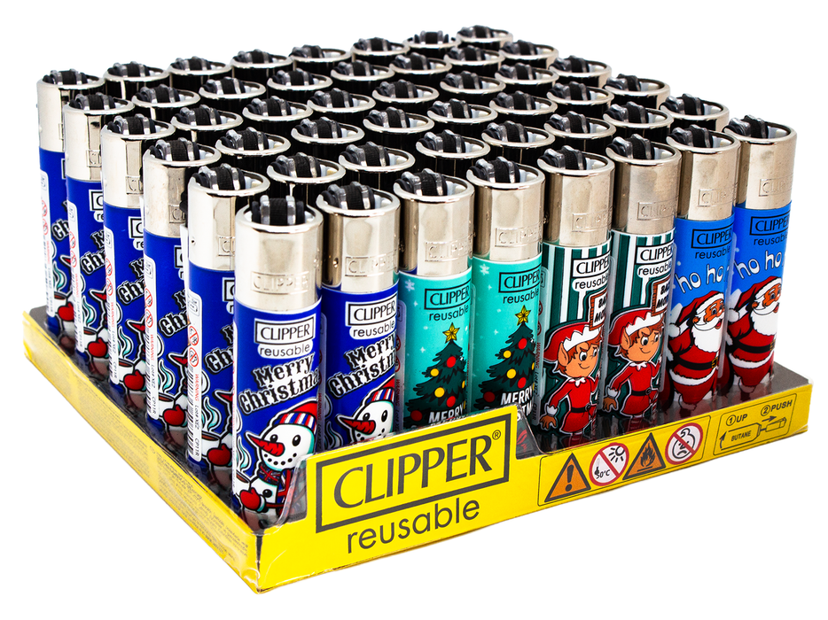 Clipper Classic Lighters CHRISTMAS (8) 1 X 48 lighters