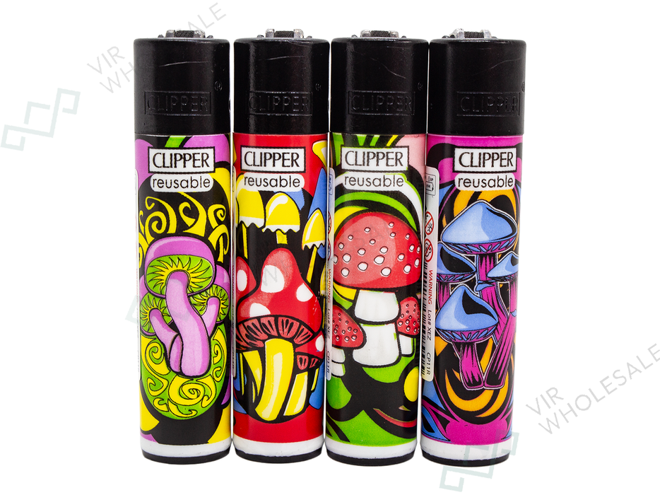 Clipper Classic Lighters MUSHROOMS 1 X 48 lighters