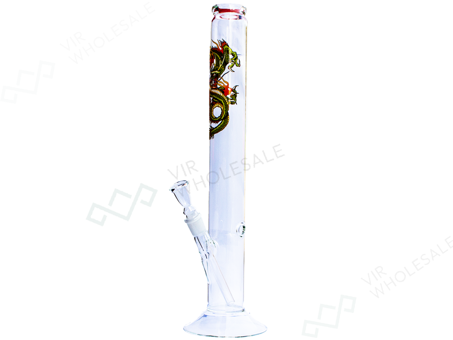 Glass Bong - Dragon Design 18” Straight