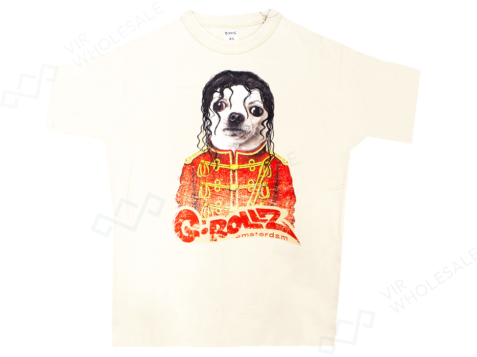 G-ROLLZ The Dog Brown T-Shirt – XS, S, M, L, XL,