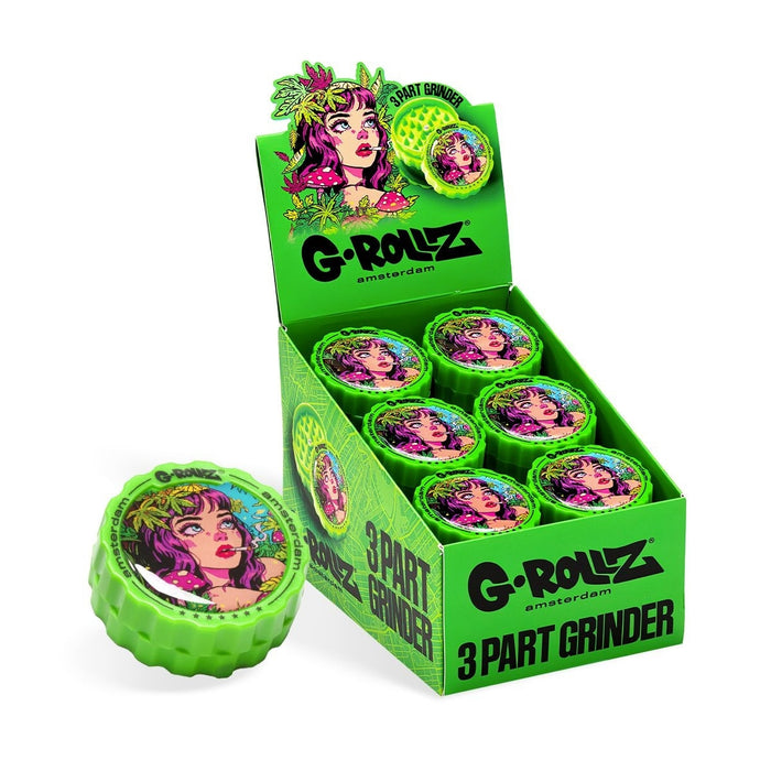 G-Rollz Collector 3-Part Grinder 53mm 'Jungle' (18pcs Display)