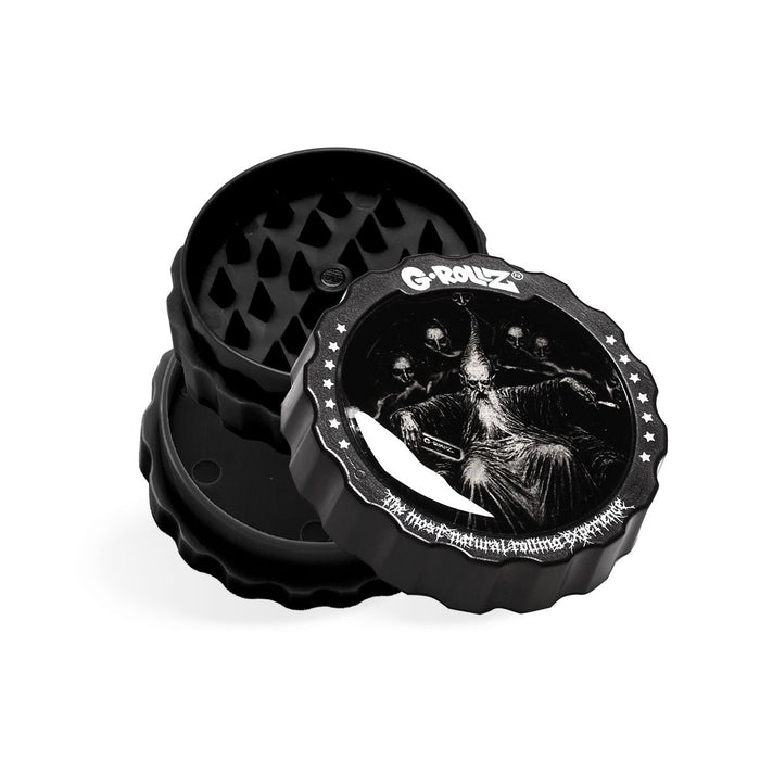 G-Rollz Collector 3-Part Grinder 53mm 'Wizard' (18pcs Display)