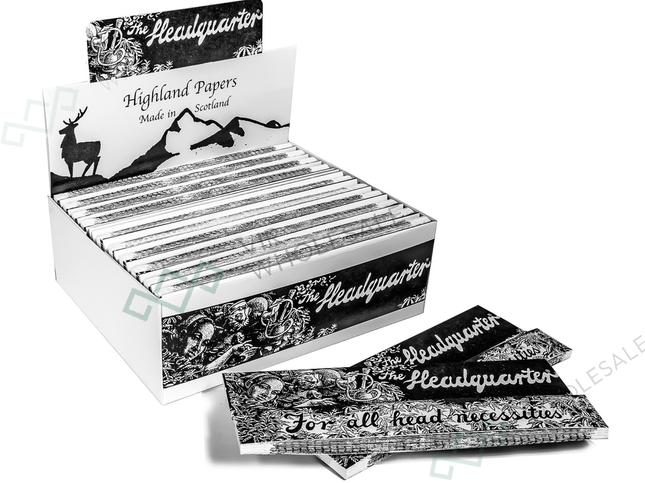 Highland Headquarters Papers + Tips – 24 per Box