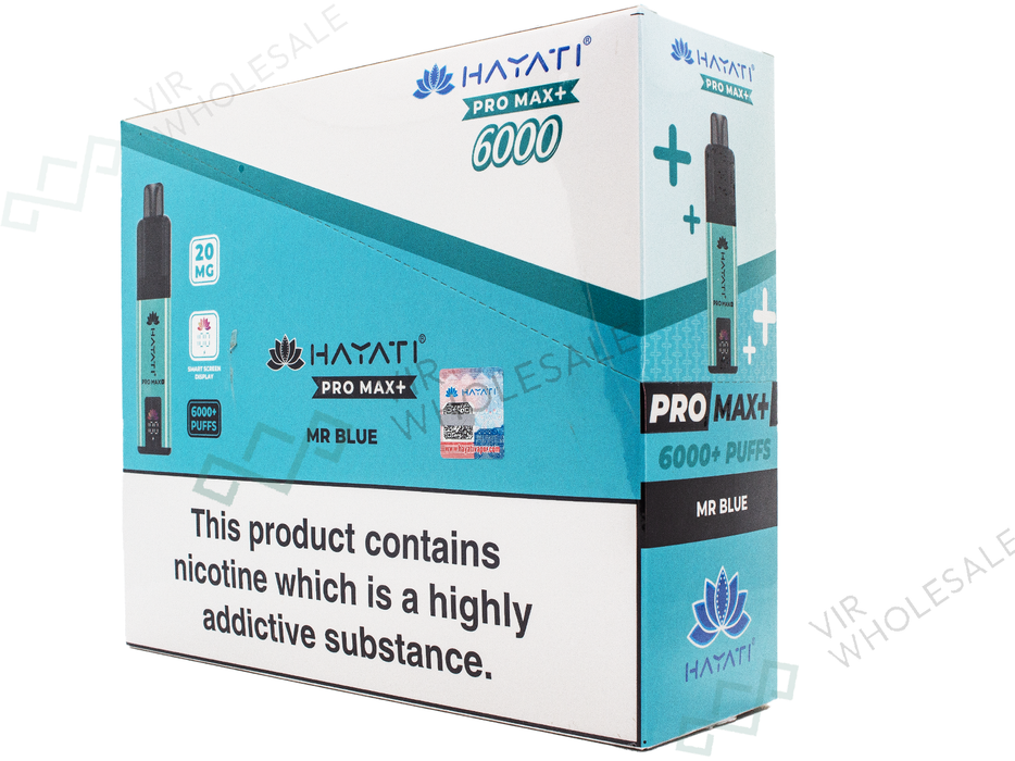Hayati Pro Max+ 6000 Puffs - 5 Per Box