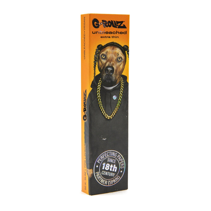 G-Rollz | 'Rap' 50 King Size Unbleached Papers + Tips (20 Booklets Display)