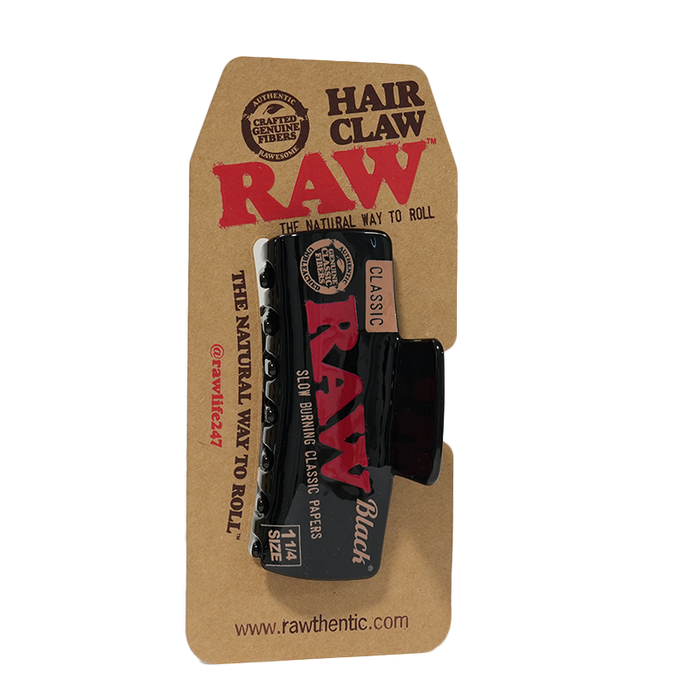 RAW Black Hair Claw – Box of 6