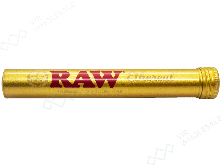 RAW Gold Aluminum Tube - "Rawthentic" Cigar Style Tube