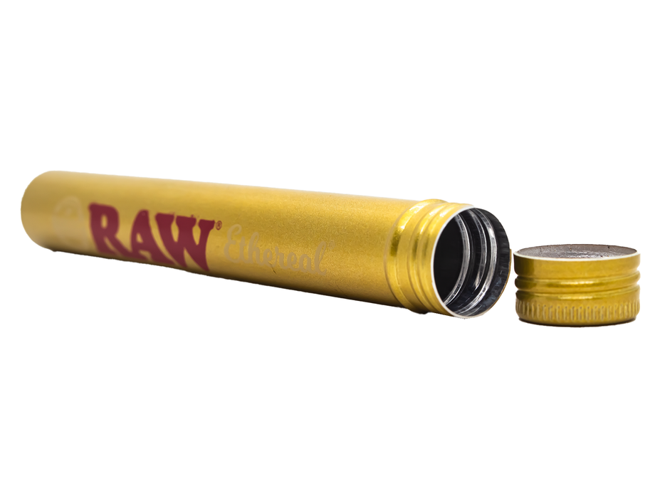 RAW Gold Aluminum Tube - "Rawthentic" Cigar Style Tube