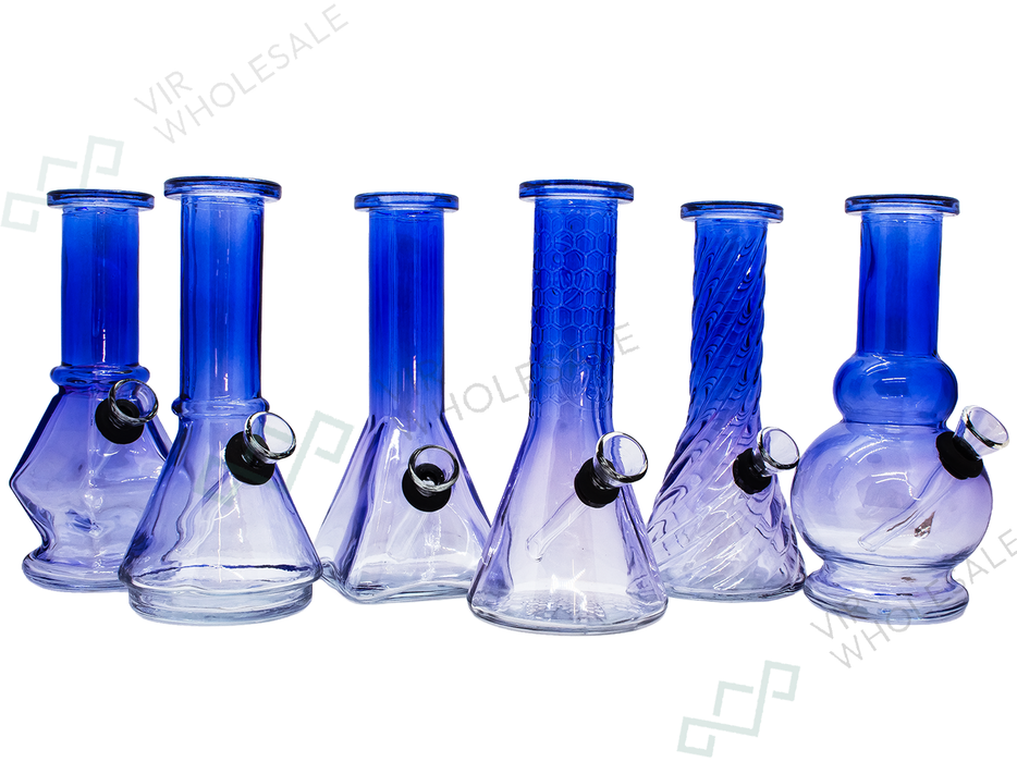 Water Pipe 6 Assoted Designs - Mini 6"
