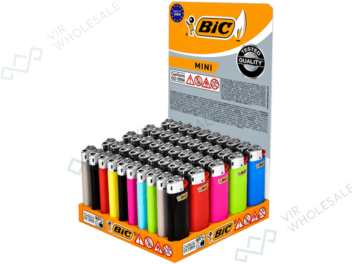 BIC J25 Mini Lighters Full Box of 50 - VIR Wholesale
