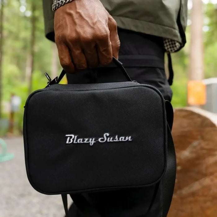 Blazy Susan Stash Bag – Stylish, Secure & Smell-Proof Storage (Available in Pink, Black or Purple)