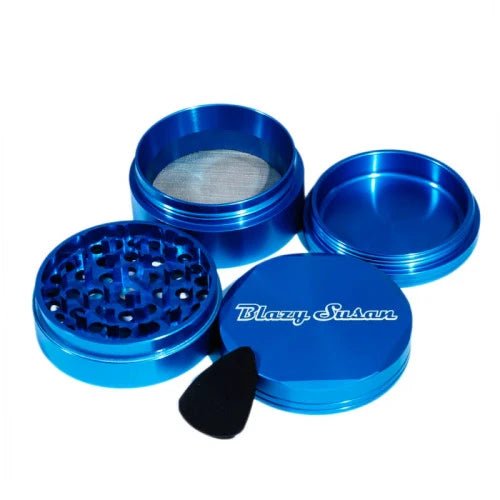 Blazy Susan 4-Piece Aluminum Grinder | 2.5" | New & Improved Design - VIR Wholesale
