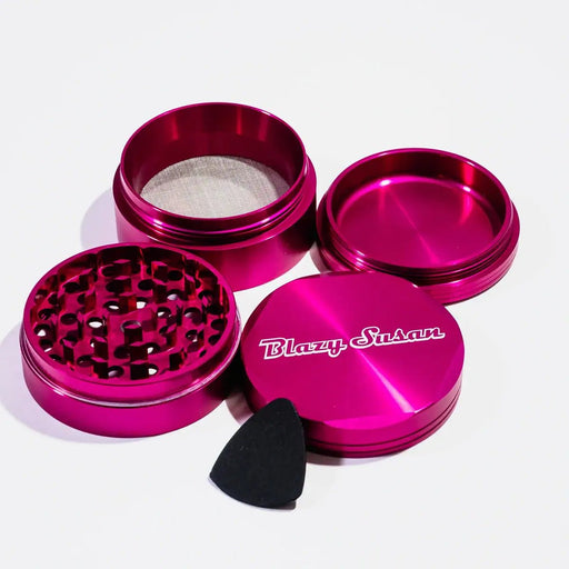 Blazy Susan 4 - Piece Aluminum Grinder | 2.5" | New & Improved Design - VIR Wholesale