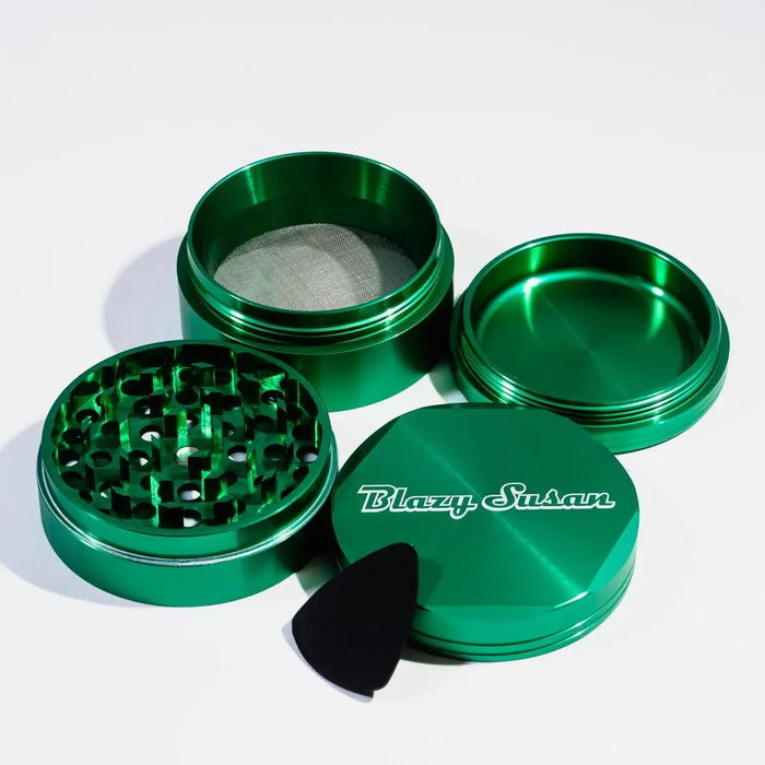 Blazy Susan 4 - Piece Aluminum Grinder | 2.5" | New & Improved Design - VIR Wholesale