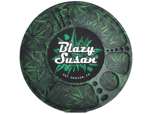 Blazy Susan Leafy (Cherry) Spinning Rolling Tray (Colour Inserts May Vary) - VIR Wholesale