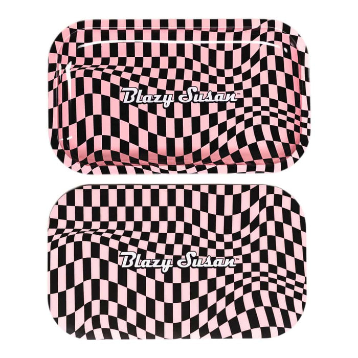 Blazy Susan Medium Rolling Tray with Magnetic Lid - VIR Wholesale