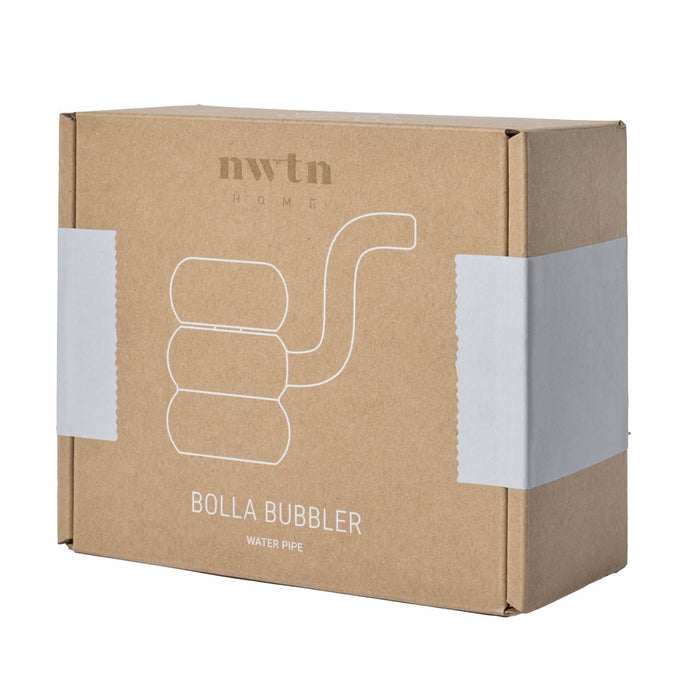 Bolla Bubbler - Water Pipe - Clear / Honeycomb - VIR Wholesale