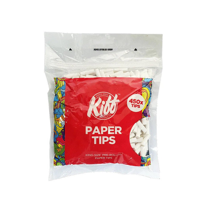 Bull Brand Kiff Kingsize Paper Tips Roaches 6mm 450s x 20 bags - VIR Wholesale