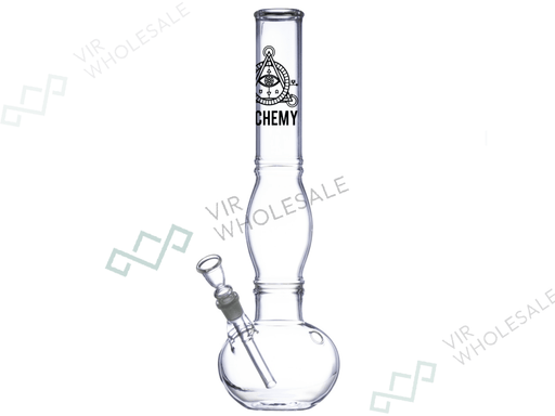 Bullet Alchemy Glass Bong – 42 cm, 18.8 mm Joint, Ø 50 mm - VIR Wholesale