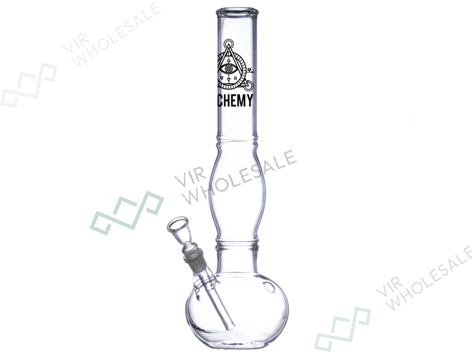 Bullet Alchemy Glass Bong – 42 cm, 18.8 mm Joint, Ø 50 mm - VIR Wholesale