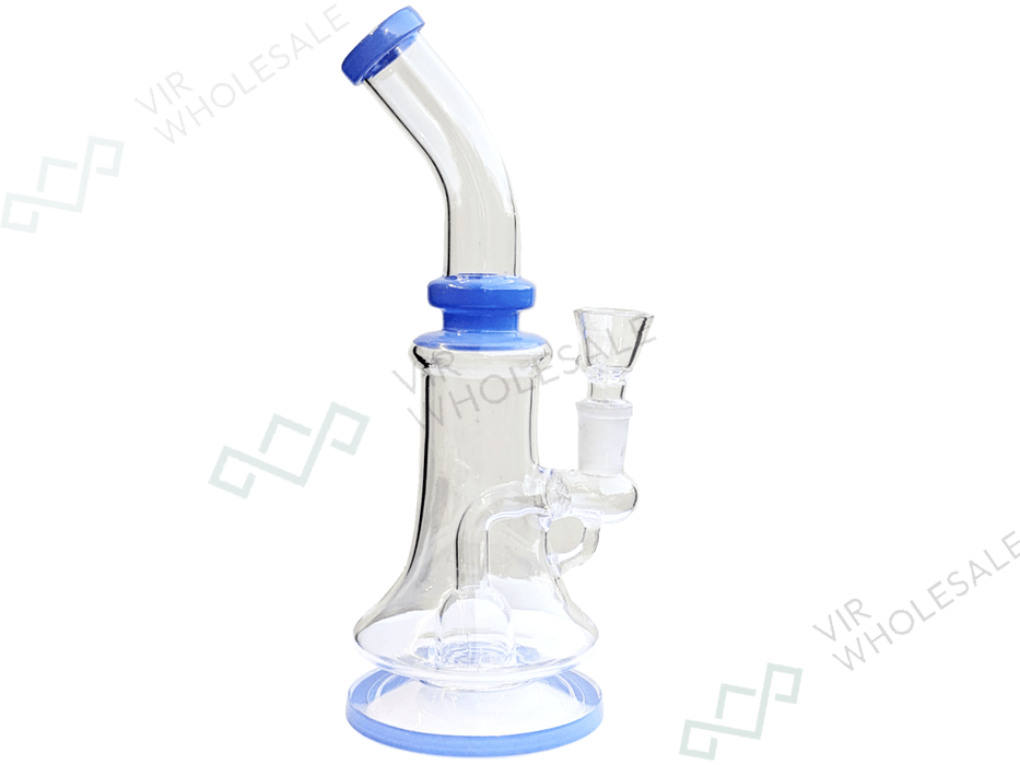 BULLET BONG Glass Bong with Percolator – 24.5cm - VIR Wholesale