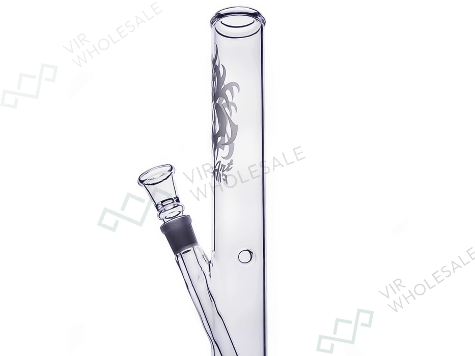 Bullet Heavy Glass Bong with Dragon Design – Model 1131, 45cm, 18.8mm - VIR Wholesale