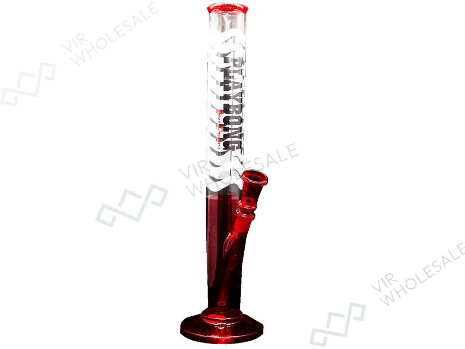 Bullet Sand Bong – 36 cm, 14.5 mm Joint, Ø 40 mm, Red & White Design - VIR Wholesale