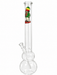 Clear Bong - Designs May Vary - 18" (45.7cm) - Rasta Design - VIR Wholesale